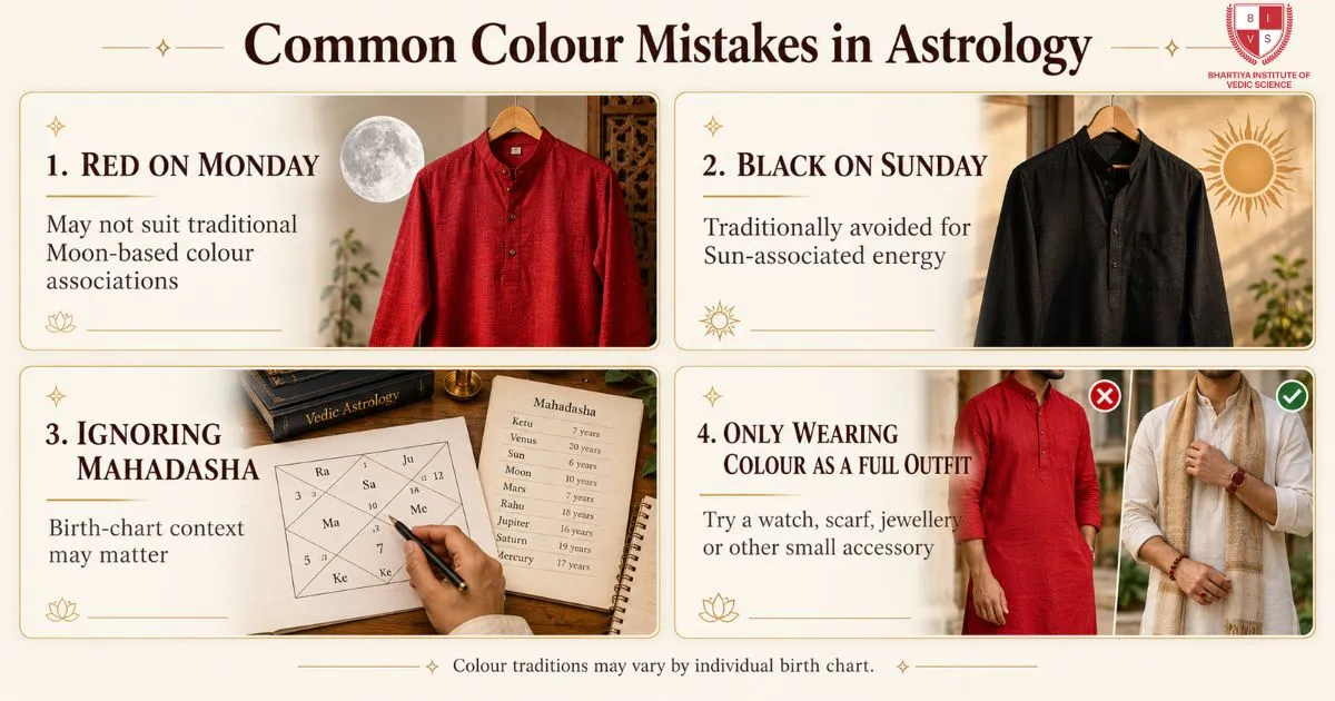 Common Colour Mistakes in Astrology